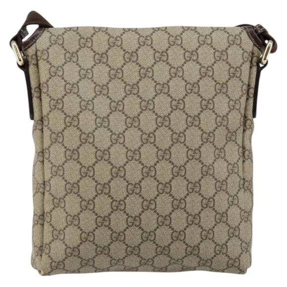 GUCCI GG Supreme Shoulder Bag PVC Leather Beige 223666 Auth ep11388 - Picture 3 of 16